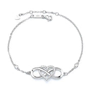 Heart Charm Bracelet for Women — 18K Gold Plated, Heart Link Chain, Gift-Ready